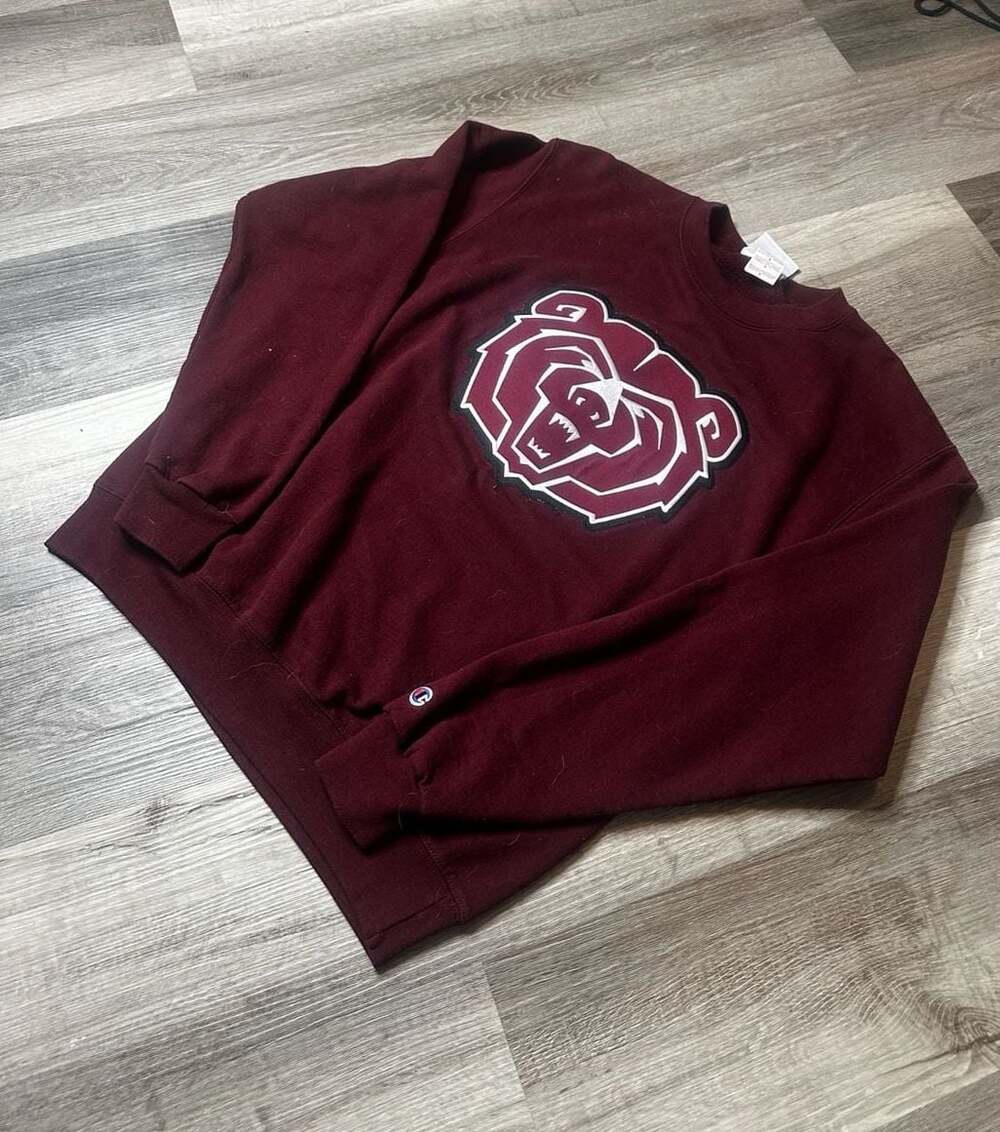 Champion Missouri State University Bears Maroon Crewneck Sweatshirt